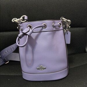 Coach Lavender Bucket Bag